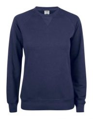 Clique Premium OC Roundneck Women – bluza damska z bawełny organicznej i. Niebieskie bluzy bez kaptura damskie CLIQUE, s, z bawełny. Za 233.08 zł.