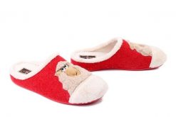 MANITU 320280-04 rot, kapcie damskie. Czerwone kapcie damskie Manitu. Za 173.72 zł.