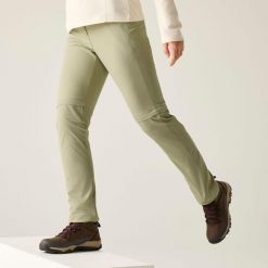 Damskie spodnie podróżne lekkie zip off packaway. Białe spodnie dresowe damskie Regatta, l, bez wzorów, z tkaniny. Za 249.99 zł.