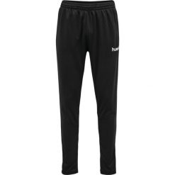 Spodnie dresowe piłkarskie dla dorosłych Hummel Promo Football Pant. Czarne spodnie dresowe męskie HUMMEL, bez wzorów, z dresówki. Za 118.00 zł.
