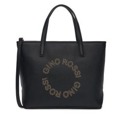 Torebka GINO ROSSI. Czarne torebki klasyczne damskie Gino Rossi, bez wzorów, bez dodatków. Za 279.99 zł.