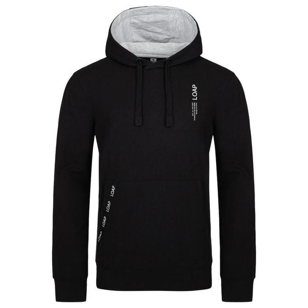 Loap Ewonul męska bluza z kapturem - czarna. Czarne bluzy z kapturem męskie MEN'S HEALTH, m. Za 113.06 zł.