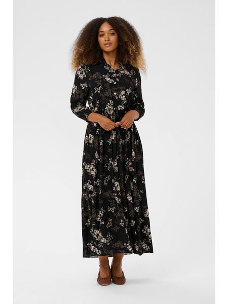 Cream Sukienka w kolorze czarnym rozmiar: S/M. Czarne sukienki damskie Cream, m, bez wzorów, z wiskozy, bez kołnierzyka, bez ramiączek, maxi. Za 152.99 zł.