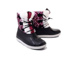 MANITU 120001-43 pink, śniegowce dziecięce, rozmiary 20,5-30,5. Czerwone śniegowce damskie Manitu, z gumy. Za 169.90 zł.