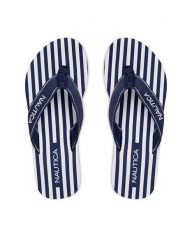 Nautica Japonki CEO-808458 Granatowy. Niebieskie klapki damskie Nautica, bez wzorów, z materiału, bez obcasa. Za 69.99 zł.