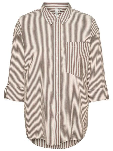 Vero Moda Bluzka w kolorze biało-beżowym rozmiar: S. Białe bluzki damskie Vero Moda, s, bez wzorów, z bawełny, bez kołnierzyka, bez ramiączek. Za 69.91 zł.