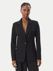 Guess Marynarka W6BN08 K6806 Czarny Slim Fit. Czarne marynarki i żakiety damskie Guess, xxl, z aplikacjami, z syntetyku. Za 522.99 zł.