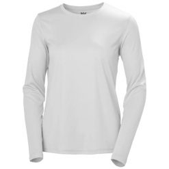 Bluza damska Helly Hansen Tech Crels 2.0. Szare bluzy bez kaptura damskie Helly Hansen, m, bez wzorów, z materiału, bez kaptura. Za 191.50 zł.