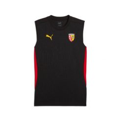 Koszulka domowa RC Lens SL 2024/25. Czarne t-shirty sportowe męskie Puma, l, ze lnu, bez ramiączek, do piłki nożnej. Za 190.75 zł.