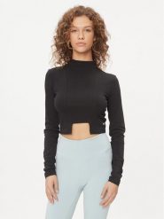 Reebok Bluzka Classics Trend HZ8115 Czarny Regular Fit. Czarne bluzki damskie Reebok, m, bez wzorów, z bawełny, bez ramiączek. Za 109.99 zł.