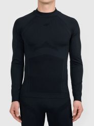 4F Koszulka termiczna w kolorze czarnym rozmiar: L/XL. Czarne bielizna termoaktywna męska 4f, l, z materiału, bez ramiączek. Za 129.95 zł.