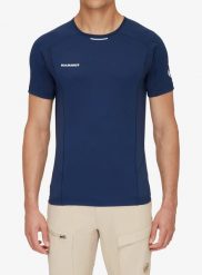 Koszulka szybkoschnąca męska Mammut Aenergy FL T-Shirt. Niebieskie t-shirty męskie Mammut, m, bez wzorów, z materiału, bez kołnierzyka. Za 326.10 zł.