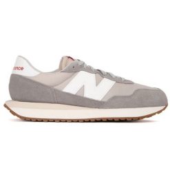 Buty New Balance sneakersy MS237GE szare. Szare buty sportowe na co dzień męskie z gumy, bez zapięcia. Za 542.17 zł.