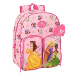 Plecak szkolny DISNEY PRINCESS Poliester 300D. Czerwone plecaki męskie Disney Princess, bez wzorów, z poliesteru. Za 126.65 zł.