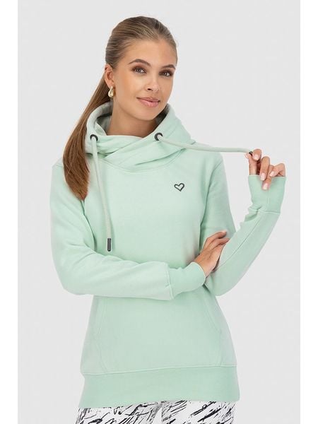 Alife and kickin Bluza "Sarah" w kolorze miętowym rozmiar: S. Zielone bluzy z kapturem damskie Alife and Kickin, s, z bawełny. Za 170.87 zł.