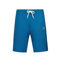 Szorty Le Coq Sportif Heritage SP N°1. Niebieskie szorty męskie Le Coq Sportif, z bawełny, bez kołnierzyka. Za 236.85 zł.
