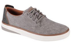 Buty sportowe męskie Skechers Hyland Ratner. Szare buty sportowe na co dzień męskie Skechers, z materiału, bez zapięcia, trekkingowe. Za 390.00 zł.