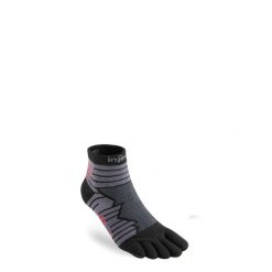Skarpety biegowe Injinji Ultra Run Mini-Crew. Szare skarpetki męskie Injinji, bez wzorów. Za 79.99 zł.