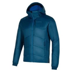 Kurtka z kapturem La Sportiva Guide Primaloft. Niebieskie kurtki męskie La Sportiva, s, bez wzorów, z materiału, z kapturem. Za 1,109.50 zł.