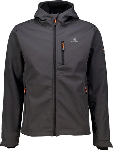 Męska kurtka softshell Athl. Dpt Hermes A5400 Szary 2XL. Szare kurtki męskie Trespass, l, bez wzorów, z elastanu, klasyczne. Za 255.99 zł.