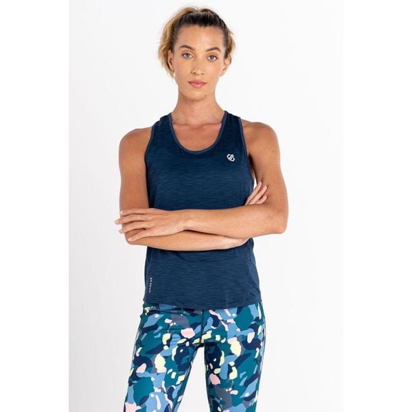 Koszulka sportowa damska Modernize II bez rękawów. Brązowe bluzki sportowe damskie Dare 2b, bez wzorów, z elastanu, bez ramiączek. Za 146.00 zł.