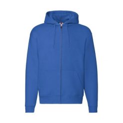 Bluza z kapturem i zamkiem błyskawicznym Fruit of the Loom Premium. Zielone bluzy z kapturem męskie Fruit of the Loom, m, z bawełny. Za 142.25 zł.