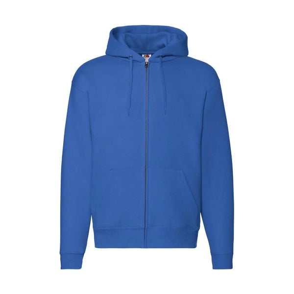 Bluza z kapturem i zamkiem błyskawicznym Fruit of the Loom Premium. Zielone bluzy z kapturem męskie Fruit of the Loom, m, z bawełny. Za 144.60 zł.