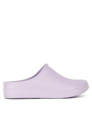 Hunter Klapki UFF1102EVA-TME-W Fioletowy. Fioletowe klapki damskie Hunter, bez wzorów, z kauczuku, bez obcasa. Za 249.99 zł.