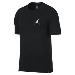 Koszulka sportowa męska Nike Air Jordan Jumpman Embroidered Tee. Czarne t-shirty sportowe męskie Nike, l, bez ramiączek. Za 223.00 zł.