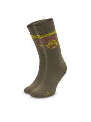 Reebok Skarpety długie CL Outdoor Sock HD9946 Khaki. Brązowe skarpetki damskie Reebok, bez wzorów, z materiału. Za 54.99 zł.