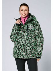 Chiemsee Kurtka narciarska w kolorze czarno-zielono-różowym rozmiar: S. Zielone kurtki narciarskie i snowboardowe damskie Chiemsee, s, bez wzorów, bez kaptura, narciarskie. Za 456.87 zł.