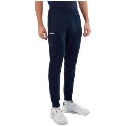 Spodnie męskie Ellesse Bertoni Track. Niebieskie spodnie materiałowe męskie Ellesse, bez wzorów, z materiału. Za 284.00 zł.