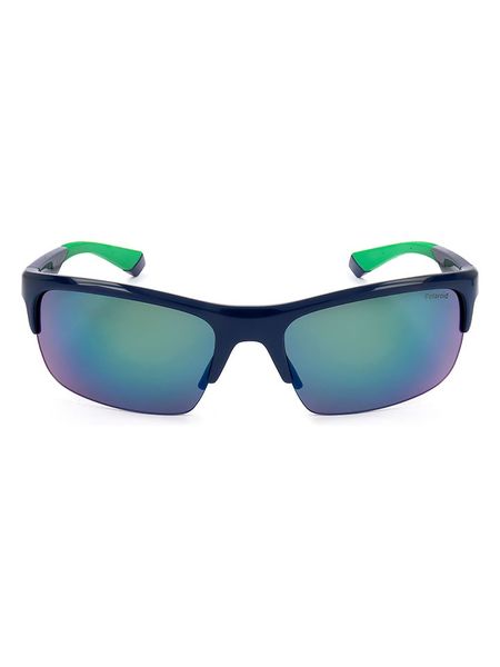 Polaroid Okulary przeciwsłoneczne unisex w kolorze granatowo-niebieskim rozmiar: 64. Niebieskie okulary przeciwsłoneczne damskie Polaroid. Za 149.31 zł.