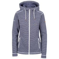 Bluza damska z kapturem Trespass Rootless. Niebieskie bluzy z kapturem damskie Trespass, l, z polaru. Za 218.15 zł.