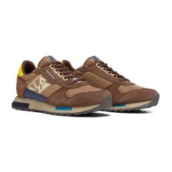Buty męskie Napapijri Virtus. Brązowe buty fitness męskie Napapijri, na fitness i siłownię. Za 359.99 zł.