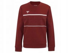 Bluza damska lifestyle Tecnifibre Team Sweater. Czerwone bluzy z kapturem damskie TECNIFIBRE, xl, z bawełny. Za 199.00 zł.
