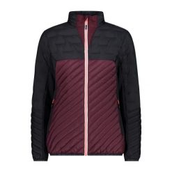 Damska kurtka puchowa CMP Unlimitech. Brązowe kurtki damskie CMP, bez wzorów, z puchu, bez kaptura. Za 633.00 zł.