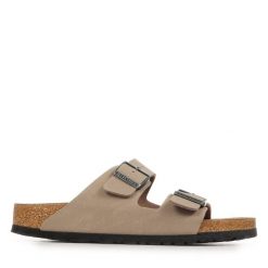 Klapki Birkenstock Arizona Birkibuc Dorosłych. Brązowe klapki i japonki męskie Birkenstock, z materiału. Za 422.96 zł.