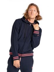 Bluza z bawełna z kaptur na co dzień na siłownię. Czarne bluzy sportowe męskie LEONE 1947 APPAREL, xs, z bawełny. Za 147.31 zł.