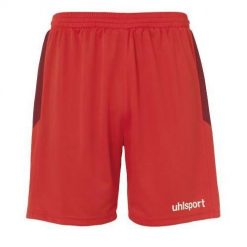 Krótki Uhlsport Goal. Czerwone szorty męskie UHLSPORT, bez wzorów, sportowe. Za 97.50 zł.