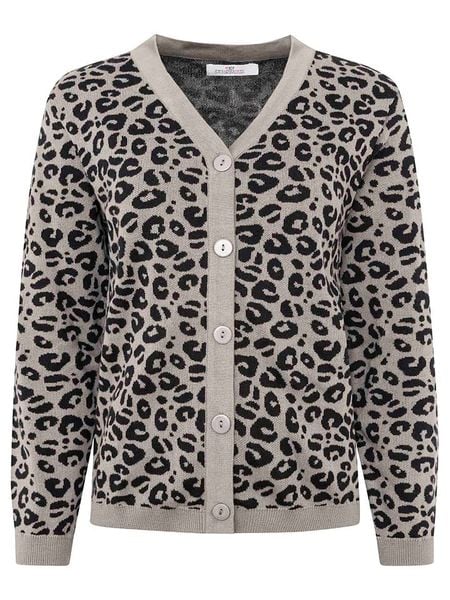 Zwillingsherz Kardigan "Leo" w kolorze szarym rozmiar: S/M. Szare kardigany damskie Zwillingsherz, m, bez wzorów, z bawełny. Za 174.02 zł.