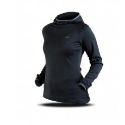 Bluza Trimm VERONA. Czarne bluzy z kapturem damskie TRIMM, na zimę, z dzianiny. W wyprzedaży za 90.44 zł.