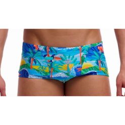 Kąpielówki Funky Trunks Duuude - trunki męskie. Niebieskie kąpielówki męskie FUNKY TRUNKS, m, bez wzorów, do pływania. Za 159.00 zł.