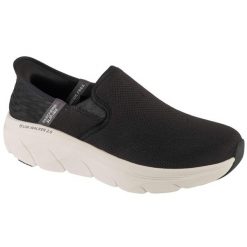 Buty sportowe Sneakersy męskie, Slip-ins: D'Lux Walker 2.0 - Reeler. Czarne buty sportowe na co dzień męskie Skechers, bez zapięcia, trekkingowe. Za 369.99 zł.