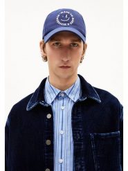 Armedangels Czapka "Yenaas" w kolorze niebieskim rozmiar: onesize. Niebieskie czapki męskie ARMEDANGELS, bez wzorów, z bawełny, sportowe. Za 167.28 zł.