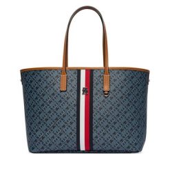 Torebka Tommy Hilfiger. Niebieskie torebki klasyczne damskie Tommy Hilfiger, bez wzorów, bez dodatków. Za 849.99 zł.