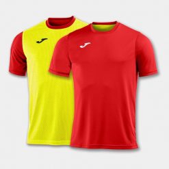 Koszulka do piłki nożnej męska Combi dwustronna. Czerwone t-shirty sportowe męskie Joma, l, bez ramiączek, do piłki nożnej. W wyprzedaży za 137.70 zł.