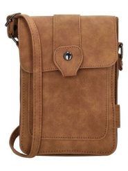 Beagles Torebka w kolorze jasnobrązowym na telefon - 13 x 19 x 3 cm rozmiar: onesize. Brązowe torebki klasyczne damskie Beagles, bez wzorów, z materiału, bez dodatków. Za 104.14 zł.