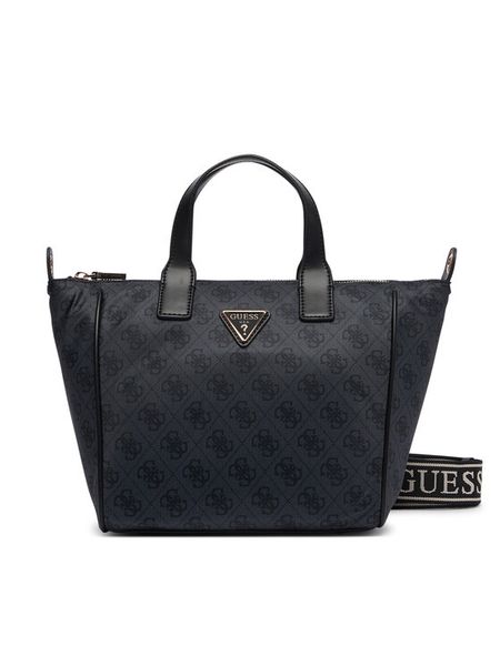 Guess Torebka Adrian Logo Travel TWNB21 68019 Szary ciemny. Szare torebki klasyczne damskie Guess, z aplikacjami, bez dodatków. Za 544.99 zł.