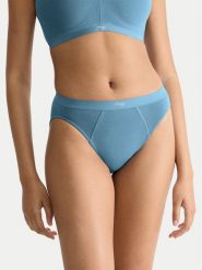 Sloggi Figi klasyczne Ever Ease 10219658 Niebieski. Niebieskie figi damskie Sloggi, l, bez wzorów, z bawełny. Za 39.99 zł.